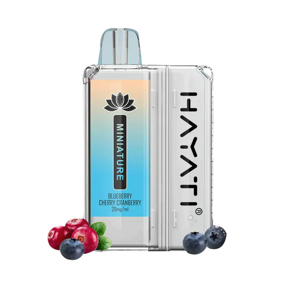 Hayati Miniature 600 Pod Kit Box of 10, Blueberry Cherry Cranberry Flavor