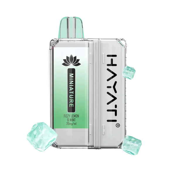 Hayati Miniature 600 Pod Kit , Fizzy Lemon Mint Flavor