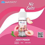 Hayati Pro Max 10ml Nic Salt E-Liquid - Pack of 10 Juicy Peach Flavour - UKVaper
