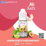 Hayati Pro Max 10ml Nic Salt E-Liquid - Pack of 10 Lemon Peach Passion Fruit Flavour - UKVaper