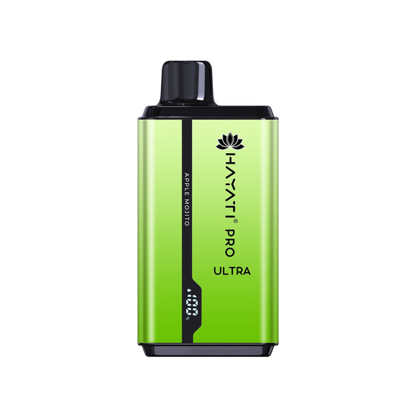 Hayati Pro Ultra 15000 Puffs Prefilled Vape Kit Device, Apple Mango Flavor