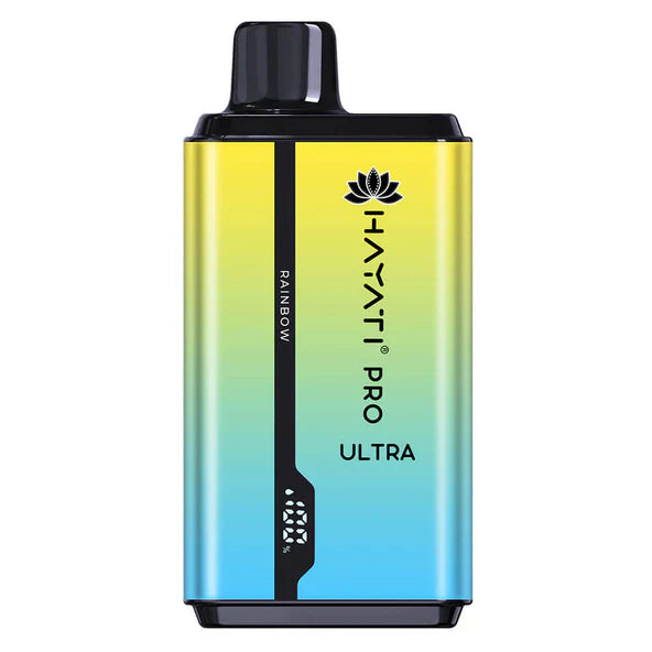 Hayati Pro Ultra 15000 Puffs Prefilled Vape Pod, Rainbow Flavor