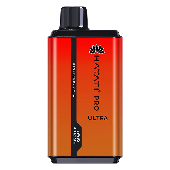 Hayati Pro Ultra 15000 Puffs Prefilled Vape Pod, Raspberry Cola Flavor