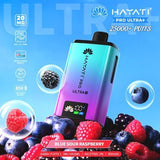 Hayati Pro Ultra Plus 25k Prefilled Pod Kit Box of 5, Blue Sour Raspberry Flavor