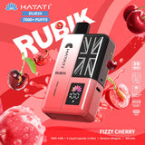 Hayati Rubik 7000 Puffs Replaceable Vape Kit, Fizzy Cherry Flavor