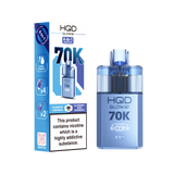 HQD Glow Air 70000 Prefilled Pod Vape Kit, Blueberry Sour Raspberry Flavor