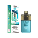 HQD Glow Air 70000 Prefilled Pod Vape Kit, Blue Razz Cherry Flavor