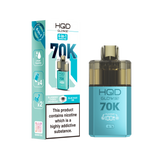 HQD Glow Air 70000 Prefilled Pod Vape Kit, Blue Razz GB Flavor