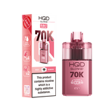 HQD Glow Air 70000 Prefilled Pod Vape Kit, Rainbow Flavor