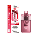 HQD Glow Air 70000 Prefilled Pod Vape Kit, Strawberry GB Flavor