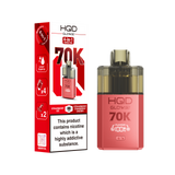 HQD Glow Air 70000 Prefilled Pod Vape Kit, Strawberry Ice Flavor