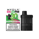 Hyola Ultra 30000 Puffs Prefilled Vape Pods Pack of 5, Watermelon Edition