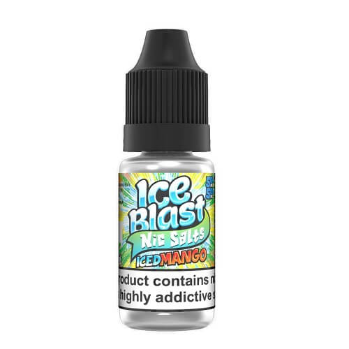 Ice Blast 10ml Nic Salt E Liquid, Pack of 10, Iced Mango Flavor