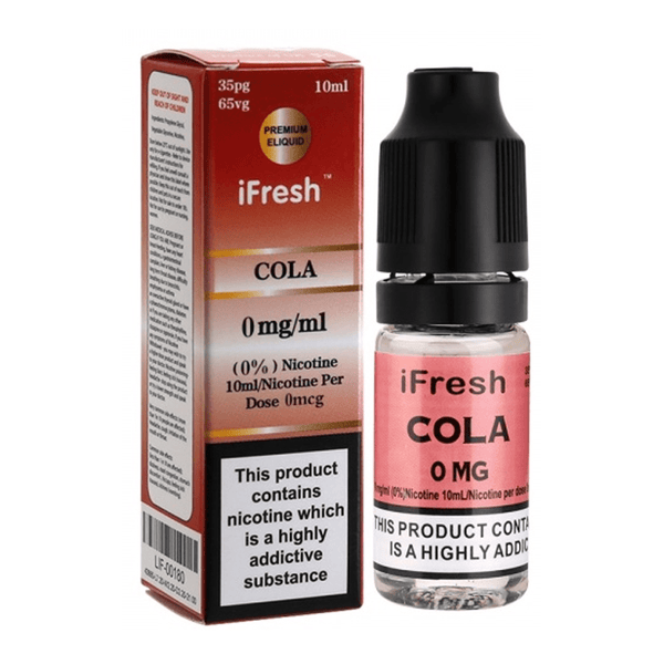 iFresh 10ml Nic Salt E-Liquid, Pack of 10, Cola Flavor