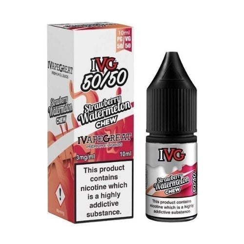 IVG 10ml Nic Salt E Liquid, Pack of 10, Strawberry Watermelon Flavor