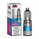 IVG 6000 10ml E Liquid Pack of 10, Bubblegum Berry Wave Flavor