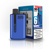 IVG SAVR 3000 Puff Prefilled Vape Kit Box of 5, Blue Raspberry Ice Flavor