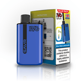 IVG SAVR 3000 Puff Prefilled Vape Kit Box of 5, Blue Razz Lemonade Flavor