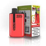 IVG SAVR 3000 Puff Prefilled Vape Kit Box of 5, Strawberry Kiwi Flavor