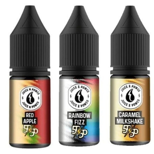 Juice N' Power 10ml Nic Salt E Liquid, Pack of 10, UK Vaper