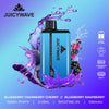 Juicy wave 15000 Puff Prefilled Vape Pod Device 20 MG, Blueberry Cranberry Cherry Flavor