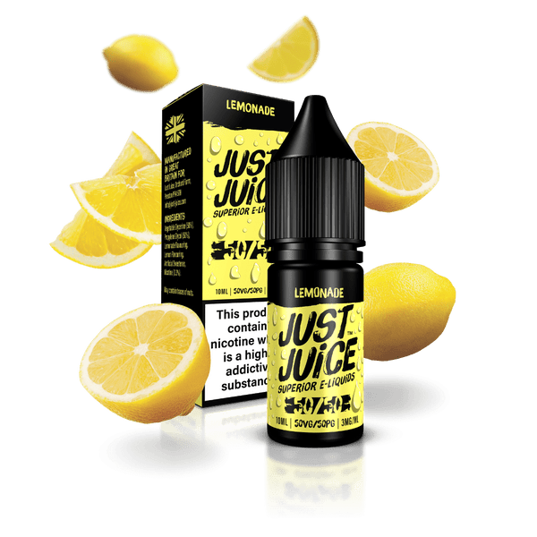 Just Juice 10ml E Liquid 50 50 Pack of 5, Lemonade Flavor
