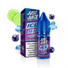 Just Juice Ice 10ml Nic Salts E Liquid, Pack of 5, Blackcurrant & Lime Flavor