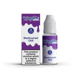 Kingston 10ml Nic Salt E Liquid Pack of 10, Black Currant Chill Flavor
