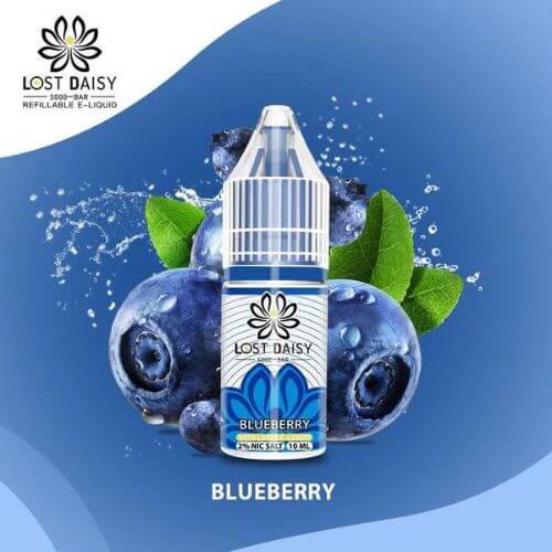 Lost Daisy 5000 Bar Salt 10ml Box of 10, Blueberry Flavor