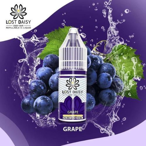 Lost Daisy 5000 Bar Salt 10ml Box of 10, Grape Flavor