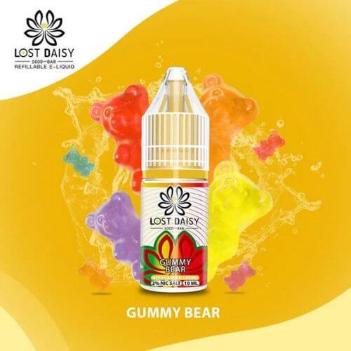 Lost Daisy 5000 Bar Salt 10ml Box of 10, Gummy Bear Flavor