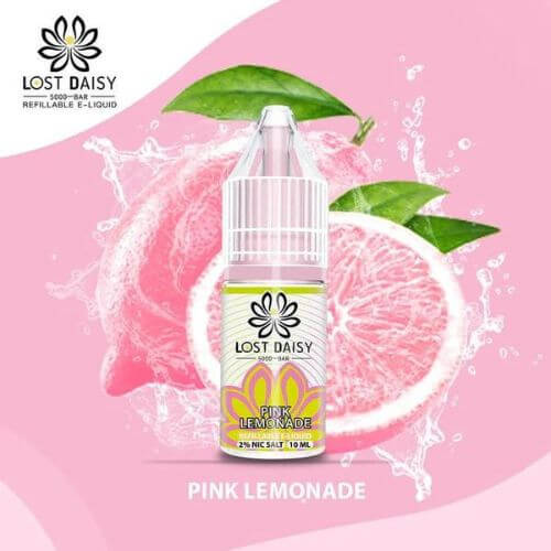 Lost Daisy 5000 Bar Salt 10ml Box of 10, Pink Lemonade Flavor