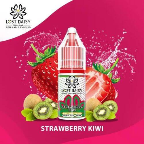 Lost Daisy 5000 Bar Salt 10ml Box of 10, Strawberry Kiwi Flavor