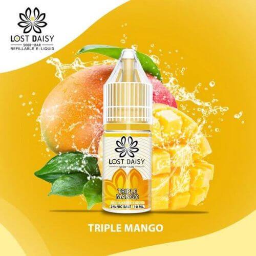 Lost Daisy 5000 Bar Salt 10ml Box of 10, Triple Mango Flavor