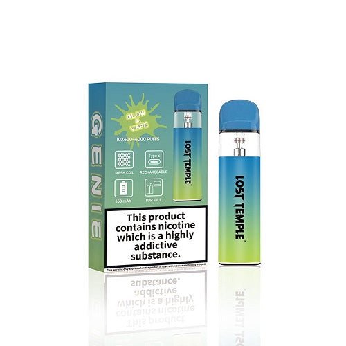 Lost Temple Genie Vape Kit, Blue Green Colour