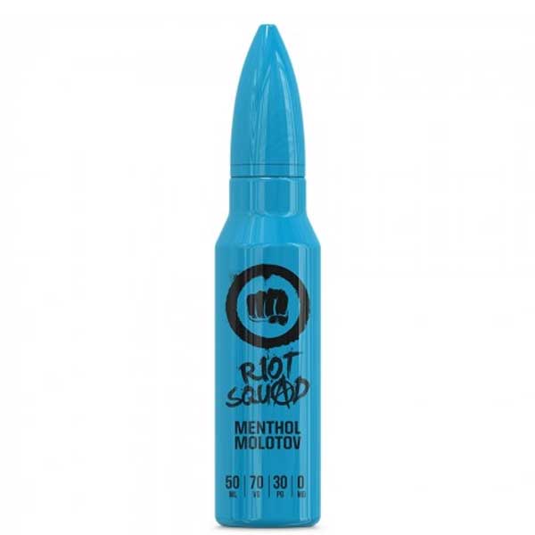 Menthol Molotov 50ml Shortfill E Liquid by Riot Squad, UK Vaper