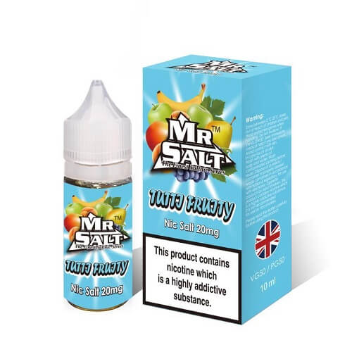 Mr Salt 10ml Nic Salt Eliquid, Pack of 5, Tutti Fruity Flavor