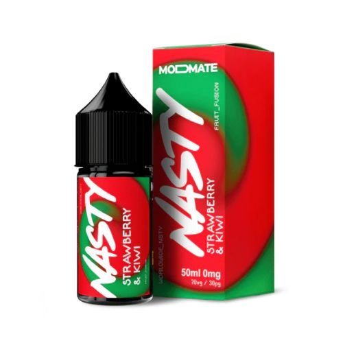 Nasty Juice Shortfill E Liquid 50ml, Strawberry Kiwi Flavor