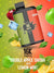 OG SMASH DUO 16000 Puff Prefilled Vape Pod Kit, Double Apple Shisha, Lemon Mint Flavor