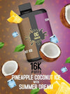 OG Smash Duo 16000 Puffs Prefilled Vape Kit Pack of 5, Pineapple Coconut Ice , Summer Dream Flavor