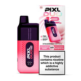 PIXL Duo 12000 Puffs Prefilled Vape KitPack of 5, Strawberry Edition Flavour