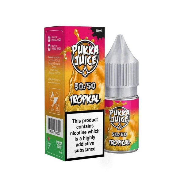 Pukka Juice 10ml Nic Salt E Liquid, Pack of 10, Tropical Flavor