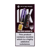 Pyne Pod Click 10000 Puffs Prefilled Pod Kit, Sour Cherry Raspberry Ice Flavor
