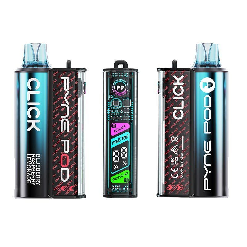 Pyne Pod Click 10K Starter Kit Box of 5, Blueberry Raspberry Lemonade