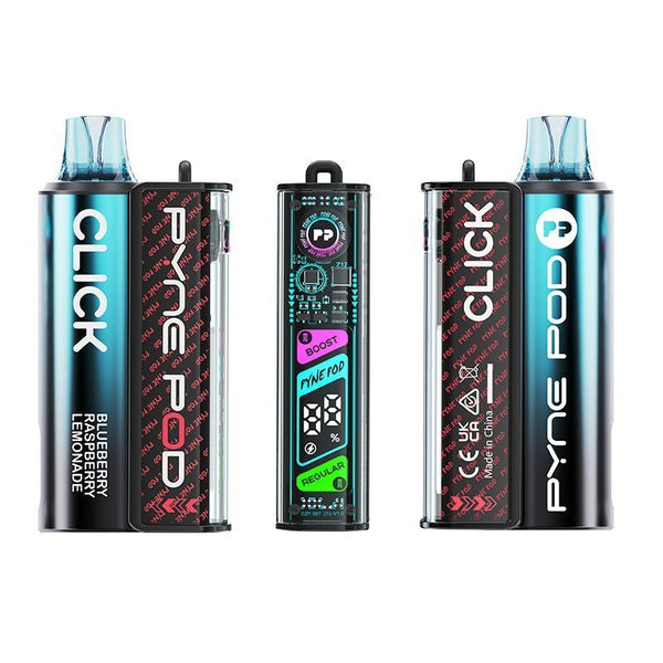 Pyne Pod Click 10K Starter Kit Box of 5, Blueberry Raspberry Lemonade