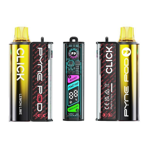 Pyne Pod Click 10K Starter Kit Box of 5, Lemon Lime Flavor