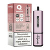 Quadro 4-in-1 2400 Puffs Prefilled Vape pod Device, Strawberry Raspberry Ice Flavor