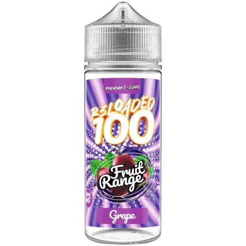 R3loaded 100ml Shortfill E Liquid Fruit Range, Grape Flavor