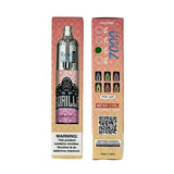 RandM Tornado 7K Prefilled Vape Pod Device Pack of 10, Pink Brust Flavor