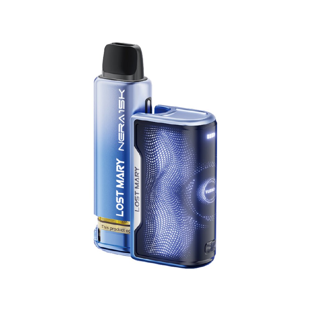 Lost Mary Nera 30K Puffs Vape Kit Pre Filled Box of 5, Blue Edition